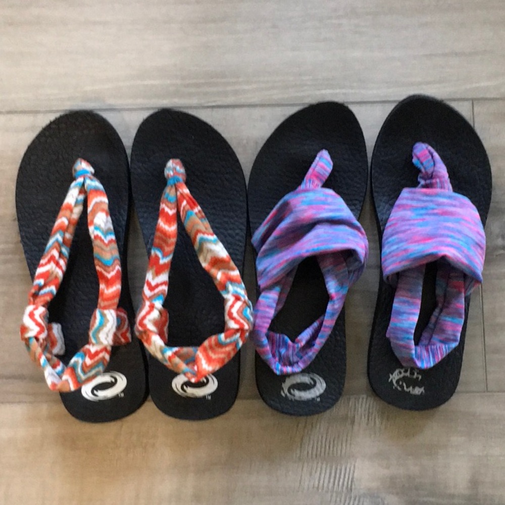 2 pair of O’Rageous Sandals Size 6